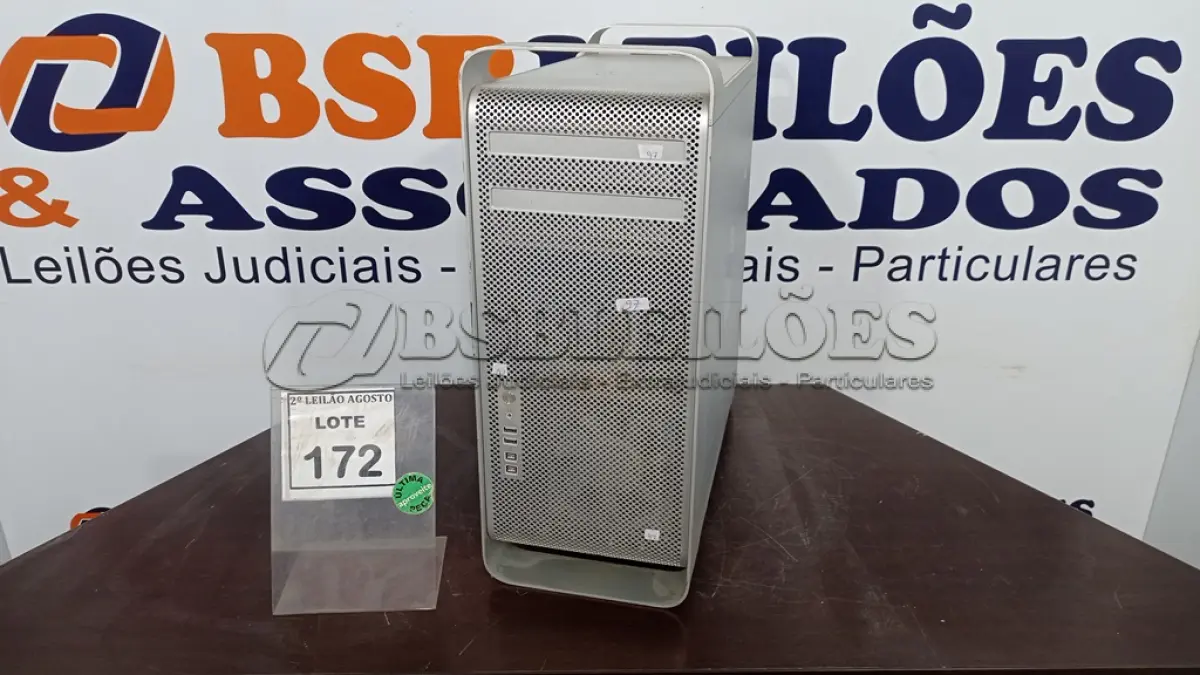 LOTE 172 - 01 SERVIDOR IMAC APPLE. (NO ESTADO) ATENÇÃO! FAZER A VISITAÇÃO ANTES DE ARREMATAR, NÃO SABEMOS SE FUNCIONA, LEILÃO NÃO TEM GARANTIA E NEM DEVOLUÇÃO, SUJEITO A POSSÍVEIS AVARIAS VISÍVEIS/OCULTAS E/OU AUSÊNCIA DE COMPONENTES.