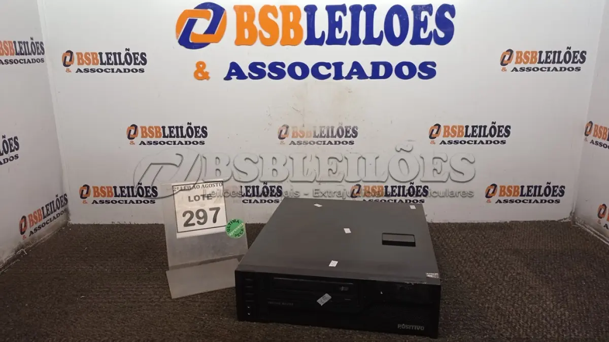 LOTE 297 - 01 CPU MARCA POSITIVO COM 8GB MEMÓRIA COM SSD E HD. (NO ESTADO) ATENÇÃO! FAZER A VISITAÇÃO ANTES DE ARREMATAR, NÃO SABEMOS SE FUNCIONA, LEILÃO NÃO TEM GARANTIA E NEM DEVOLUÇÃO, SUJEITO A POSSÍVEIS AVARIAS VISÍVEIS/OCULTAS E/OU AUSÊNCIA DE COMPONENTES.