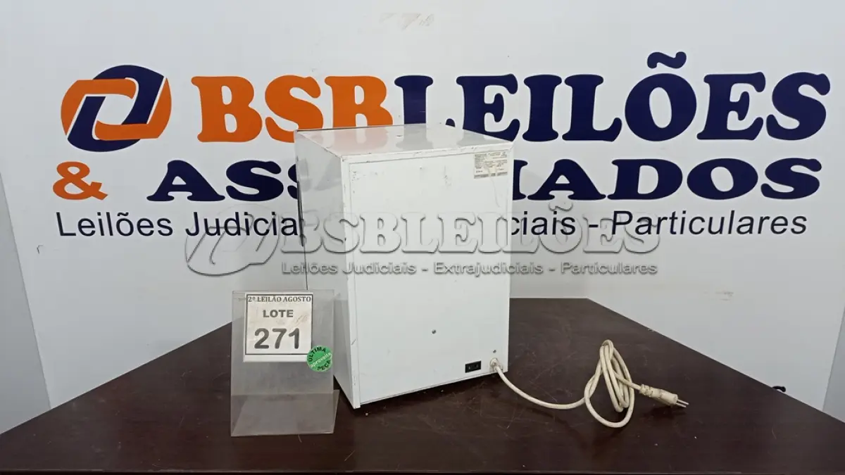 LOTE 271 - 01 ESTUFA PARA ESTERILIZAÇÃO E SECAGEM. (NO ESTADO) ATENÇÃO! FAZER A VISITAÇÃO ANTES DE ARREMATAR, NÃO SABEMOS SE FUNCIONA, LEILÃO NÃO TEM GARANTIA E NEM DEVOLUÇÃO, SUJEITO A POSSÍVEIS AVARIAS VISÍVEIS/OCULTAS E/OU AUSÊNCIA DE COMPONENTES.