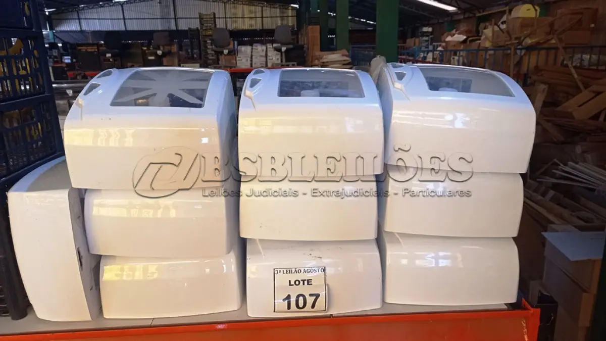 LOTE 107 - 10 DISPENSADORES DE PAPEL. (NO ESTADO) ATENÇÃO! FAZER A VISITAÇÃO ANTES DE ARREMATAR, NÃO SABEMOS SE FUNCIONA, LEILÃO NÃO TEM GARANTIA E NEM DEVOLUÇÃO, SUJEITO A POSSÍVEIS AVARIAS VISÍVEIS/OCULTAS E/OU AUSÊNCIA DE COMPONENTES.