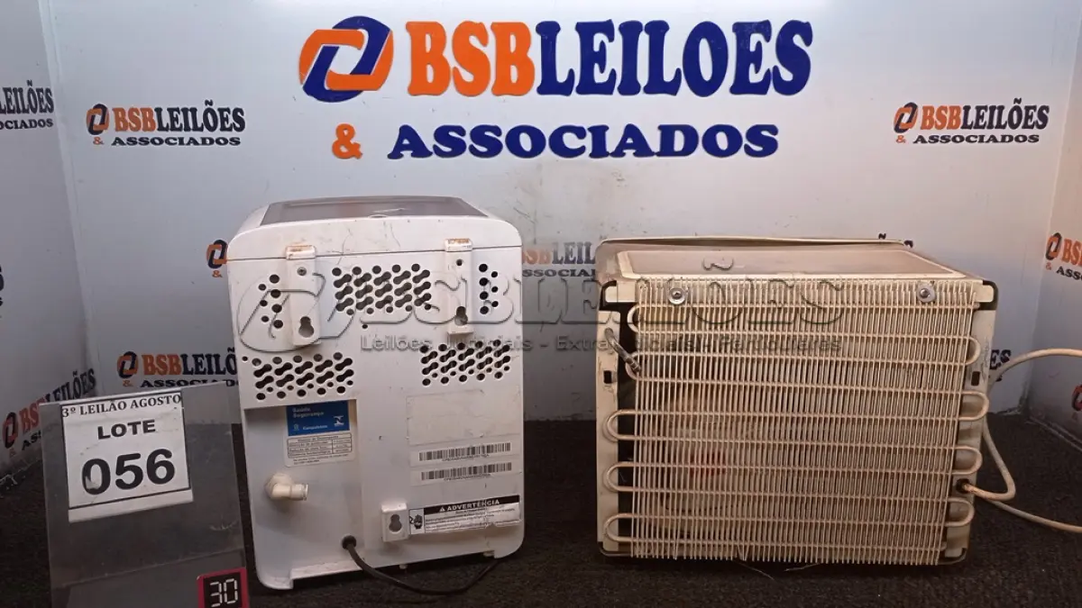LOTE 056 - 02 PURIFICADORES DE ÁGUA. (NO ESTADO) ATENÇÃO! FAZER A VISITAÇÃO ANTES DE ARREMATAR, NÃO SABEMOS SE FUNCIONA, LEILÃO NÃO TEM GARANTIA E NEM DEVOLUÇÃO, SUJEITO A POSSÍVEIS AVARIAS VISÍVEIS/OCULTAS E/OU AUSÊNCIA DE COMPONENTES.