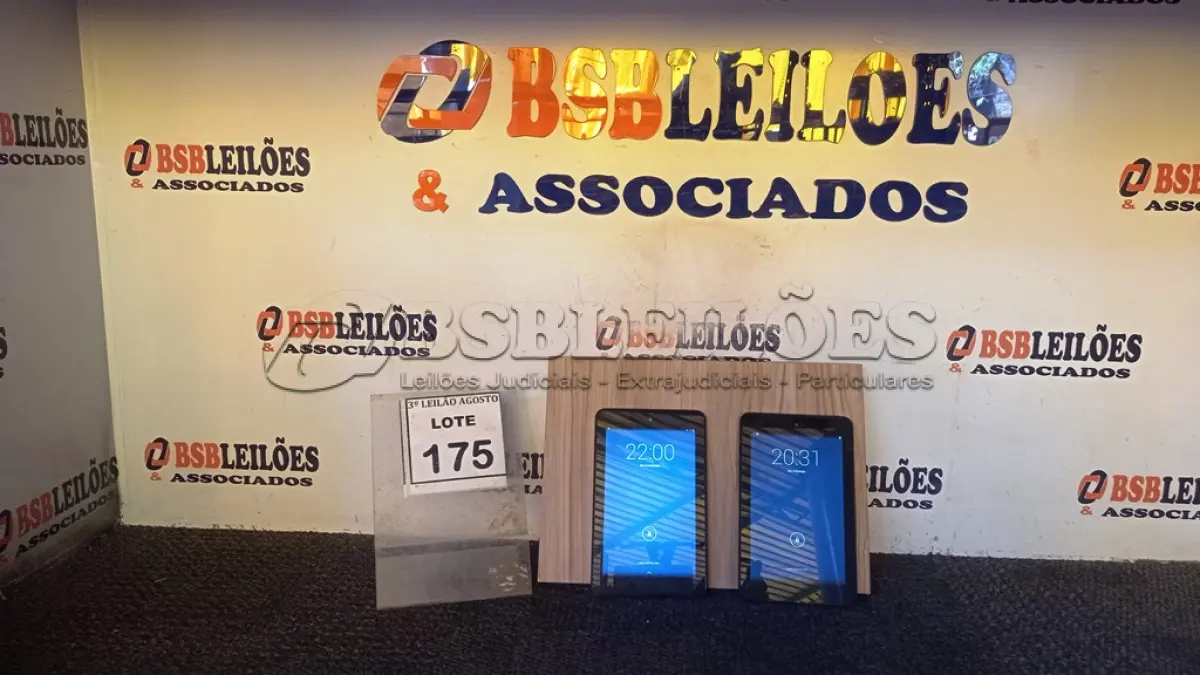LOTE 175 - 02 TABLETS MARCA DELL. (NO ESTADO) ATENÇÃO! FAZER A VISITAÇÃO ANTES DE ARREMATAR, NÃO SABEMOS SE FUNCIONA, LEILÃO NÃO TEM GARANTIA E NEM DEVOLUÇÃO, SUJEITO A POSSÍVEIS AVARIAS VISÍVEIS/OCULTAS E/OU AUSÊNCIA DE COMPONENTES.