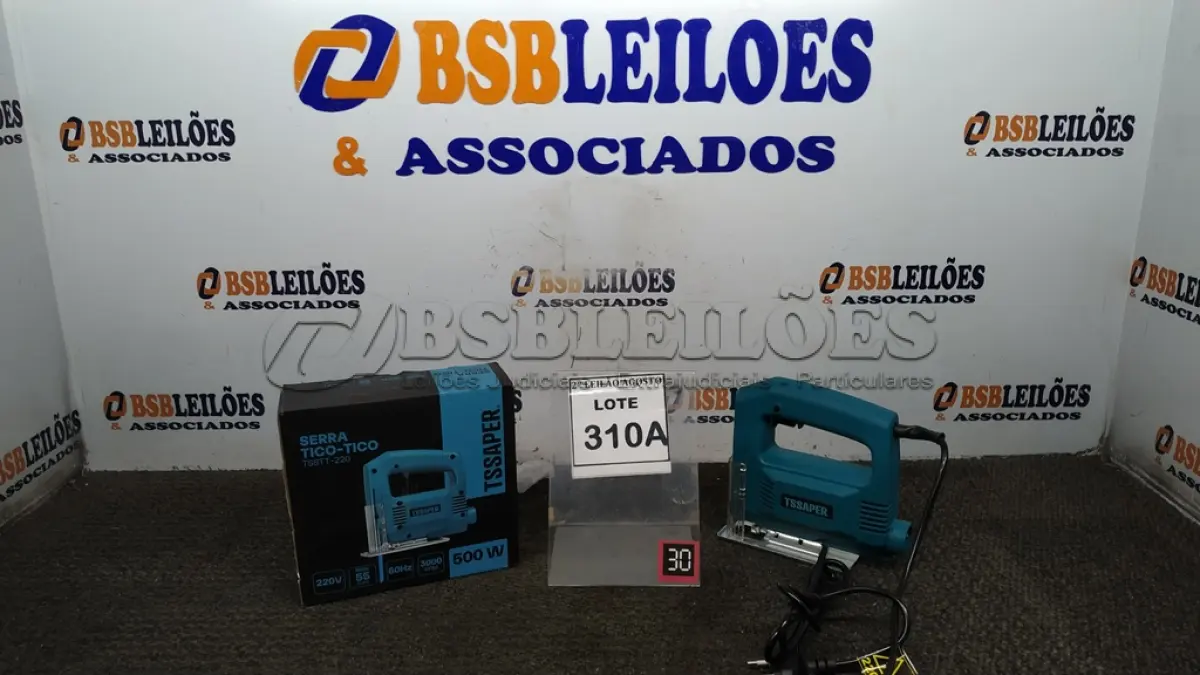 LOTE 310 - 01 SERRA TICO TICO TSSAPER 500W 220V COM SERRA RPM 3000 60HZ. (NO ESTADO) ATENÇÃO! FAZER A VISITAÇÃO ANTES DE ARREMATAR, NÃO SABEMOS SE FUNCIONA. LEILÃO NÃO TEM GARANTIA E NEM DEVOLUÇÃO, SUJEITO A POSSÍVEIS AVARIAS VISÍVEIS/OCULTAS E/OU AUSÊNCIA DE COMPONENTES..  (NO ESTADO) ATENÇÃO! FAZER A VISITAÇÃO ANTES DE ARREMATAR, NÃO SABEMOS SE FUNCIONA. LEILÃO NÃO TEM GARANTIA E NEM DEVOLUÇÃO, SUJEITO A POSSÍVEIS AVARIAS VISÍVEIS/OCULTAS E/OU AUSÊNCIA DE COMPONENTES.