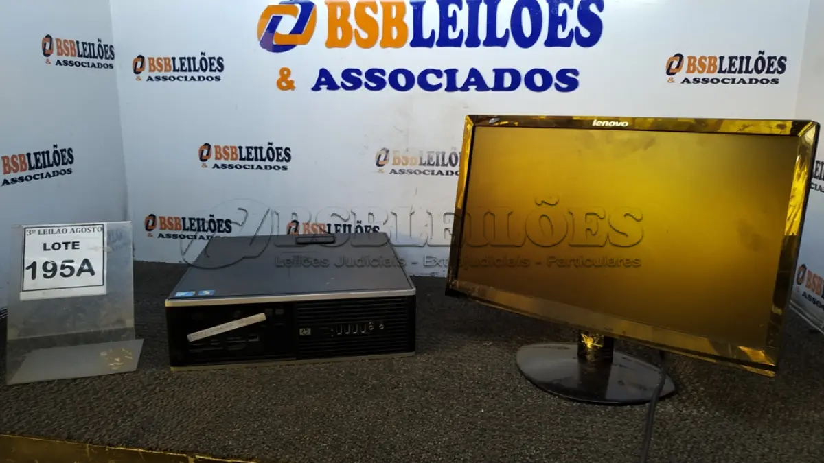 LOTE 195 - 01 CPU CORE 2 QUAD, 2G, HD 500 E 01 MONITOR LENOVO. (NO ESTADO) ATENÇÃO! FAZER A VISITAÇÃO ANTES DE ARREMATAR, NÃO SABEMOS SE FUNCIONA, LEILÃO NÃO TEM GARANTIA E NEM DEVOLUÇÃO, SUJEITO A POSSÍVEIS AVARIAS VISÍVEIS/OCULTAS E/OU AUSÊNCIA DE COMPONENTES.