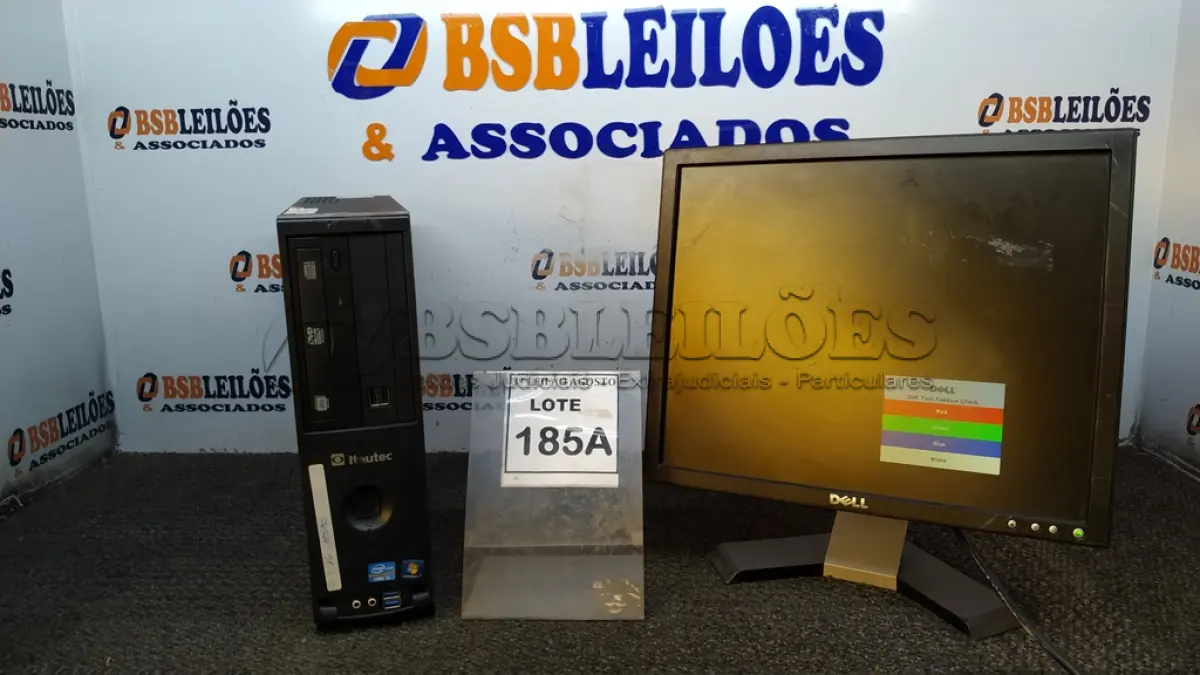 LOTE 185 - 01 CPU I5 3° GERAÇÃO, 8G, HD 500 E 01 MONITOR DELL. (NO ESTADO) ATENÇÃO! FAZER A VISITAÇÃO ANTES DE ARREMATAR, NÃO SABEMOS SE FUNCIONA, LEILÃO NÃO TEM GARANTIA E NEM DEVOLUÇÃO, SUJEITO A POSSÍVEIS AVARIAS VISÍVEIS/OCULTAS E/OU AUSÊNCIA DE COMPONENTES.