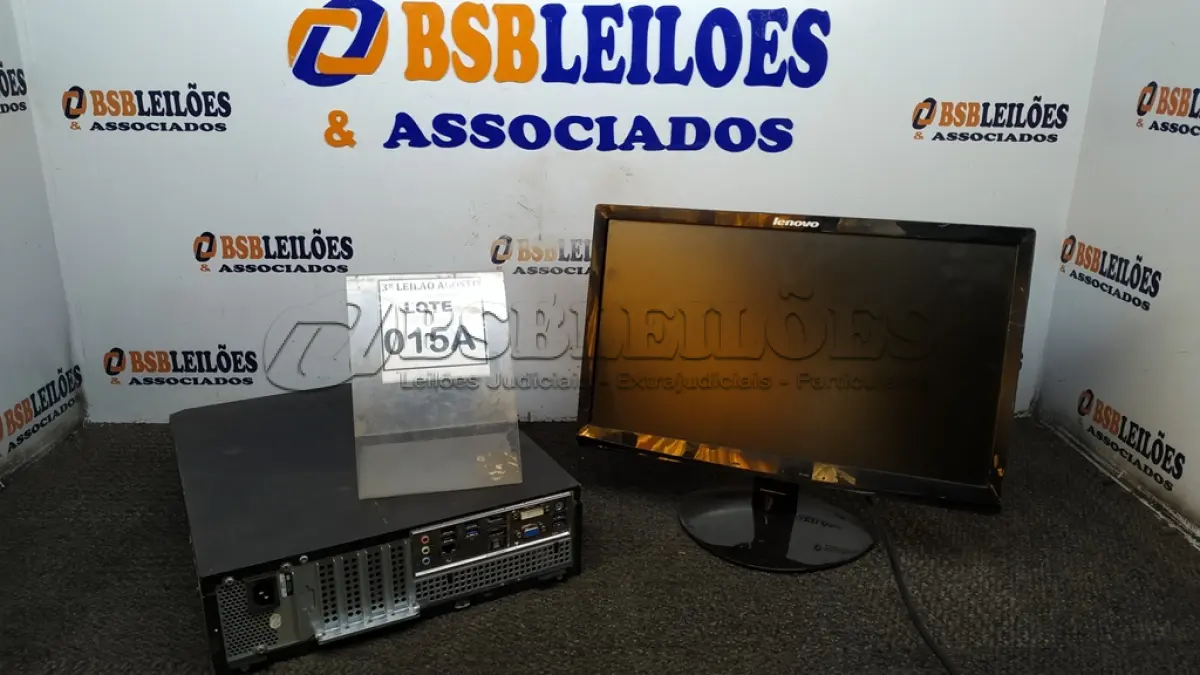 LOTE 015 - 01 CPU I5 3° GERAÇÃO, 8G, HD 500 E 01 MONITOR LENOVO. (NO ESTADO) ATENÇÃO! FAZER A VISITAÇÃO ANTES DE ARREMATAR, NÃO SABEMOS SE FUNCIONA, LEILÃO NÃO TEM GARANTIA E NEM DEVOLUÇÃO, SUJEITO A POSSÍVEIS AVARIAS VISÍVEIS/OCULTAS E/OU AUSÊNCIA DE COMPONENTES.