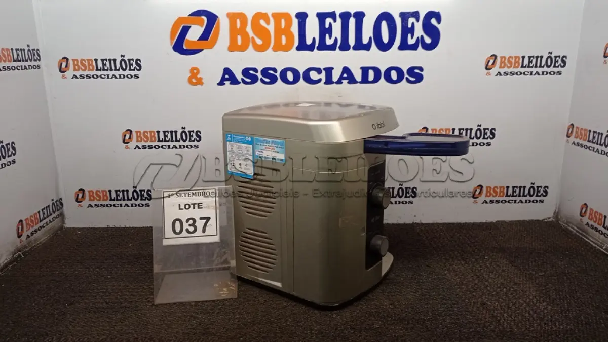 LOTE 037 - 01 PURIFICADOR DE ÁGUA MARCA IBBL. (NO ESTADO) ATENÇÃO! FAZER A VISITAÇÃO ANTES DE ARREMATAR, NÃO SABEMOS SE FUNCIONA, LEILÃO NÃO TEM GARANTIA E NEM DEVOLUÇÃO, SUJEITO A POSSÍVEIS AVARIAS VISÍVEIS/OCULTAS E/OU AUSÊNCIA DE COMPONENTES.