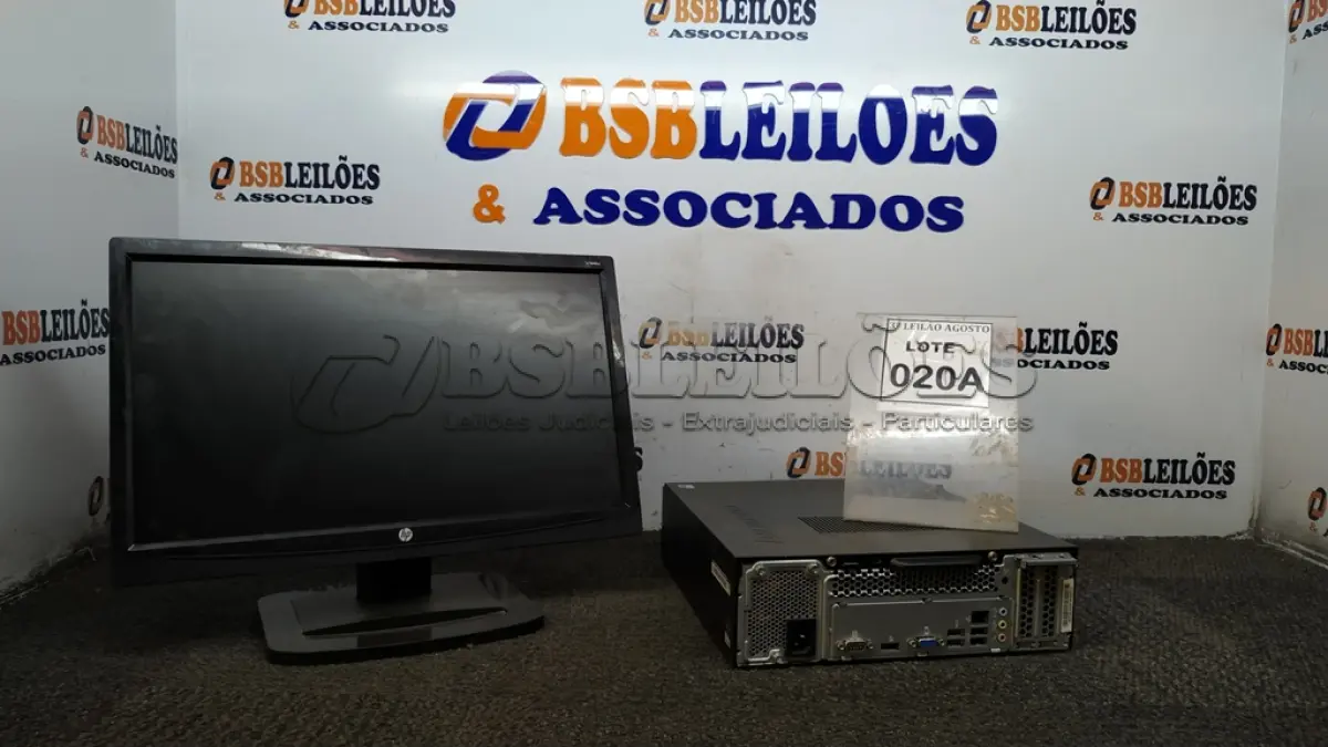 LOTE 020 - 01 CPU I3 6° GERAÇÃO, 4G, HD 500 E 01 MONITOR HP. (NO ESTADO) ATENÇÃO! FAZER A VISITAÇÃO ANTES DE ARREMATAR, NÃO SABEMOS SE FUNCIONA, LEILÃO NÃO TEM GARANTIA E NEM DEVOLUÇÃO, SUJEITO A POSSÍVEIS AVARIAS VISÍVEIS/OCULTAS E/OU AUSÊNCIA DE COMPONENTES.