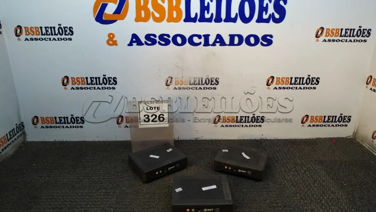 LOTE 326 - 03 MINIS CPU MARCA INIT. (NO ESTADO) ATENÇÃO! FAZER A VISITAÇÃO ANTES DE ARREMATAR, NÃO SABEMOS SE FUNCIONA, LEILÃO NÃO TEM GARANTIA E NEM DEVOLUÇÃO, SUJEITO A POSSÍVEIS AVARIAS VISÍVEIS/OCULTAS E/OU AUSÊNCIA DE COMPONENTES.