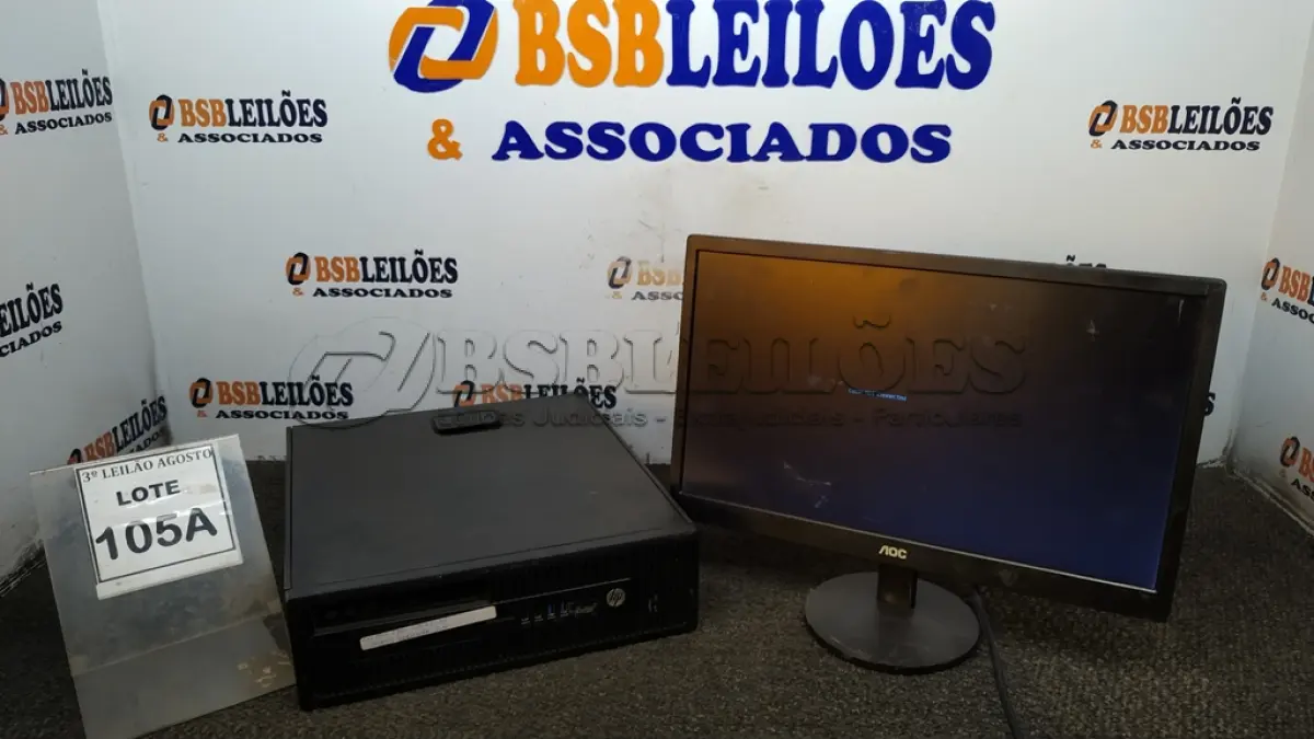 LOTE 100 - 01 CPU A10 PRO 7800, 2G, HD 500, PLACA DEDICADA 2G E 01 MONITOR HP. (NO ESTADO) ATENÇÃO! FAZER A VISITAÇÃO ANTES DE ARREMATAR, NÃO SABEMOS SE FUNCIONA, LEILÃO NÃO TEM GARANTIA E NEM DEVOLUÇÃO, SUJEITO A POSSÍVEIS AVARIAS VISÍVEIS/OCULTAS E/OU AUSÊNCIA DE COMPONENTES.