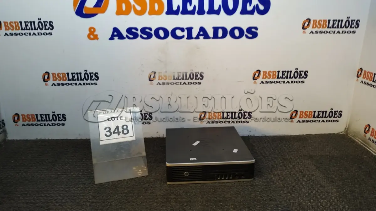 LOTE 348 - 01 MINI CPU HP. (NO ESTADO) ATENÇÃO! FAZER A VISITAÇÃO ANTES DE ARREMATAR, NÃO SABEMOS SE FUNCIONA, LEILÃO NÃO TEM GARANTIA E NEM DEVOLUÇÃO, SUJEITO A POSSÍVEIS AVARIAS VISÍVEIS/OCULTAS E/OU AUSÊNCIA DE COMPONENTES.