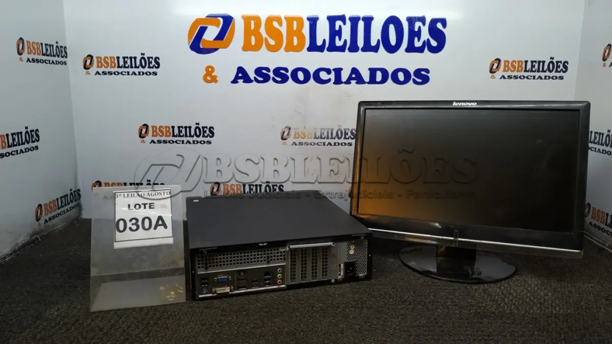 LOTE 030 - 01 CPU I5 3° GERAÇÃO, 8G, HD 500 E 01 MONITOR LENOVO. (NO ESTADO) ATENÇÃO! FAZER A VISITAÇÃO ANTES DE ARREMATAR, NÃO SABEMOS SE FUNCIONA, LEILÃO NÃO TEM GARANTIA E NEM DEVOLUÇÃO, SUJEITO A POSSÍVEIS AVARIAS VISÍVEIS/OCULTAS E/OU AUSÊNCIA DE COMPONENTES.