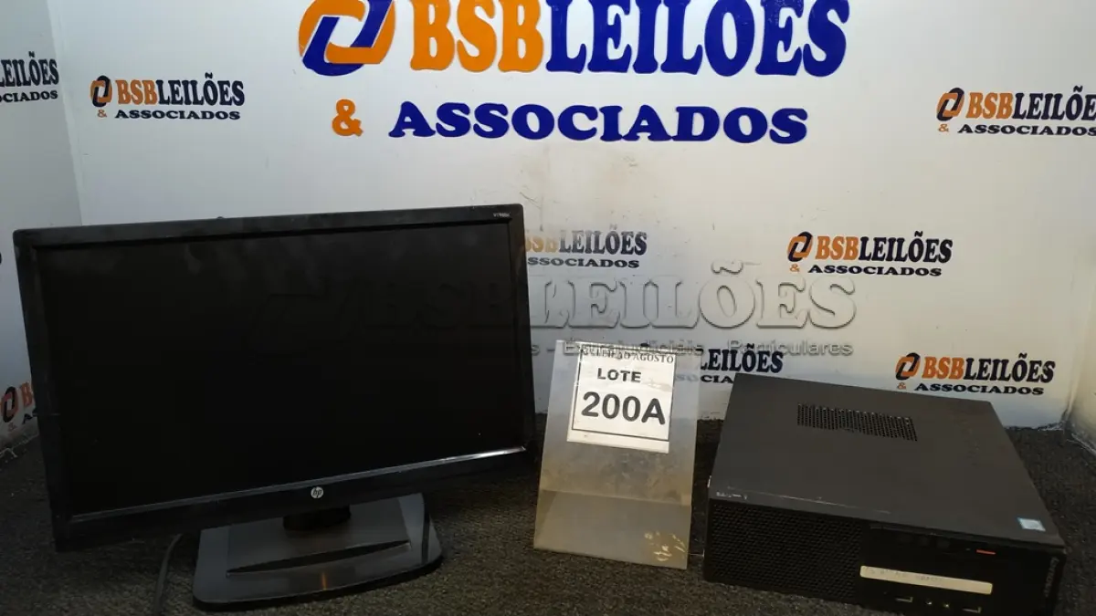 LOTE 200 - 01 CPU I3 6°GERAÇÃO, 4G, HD 500 E 01 MONITOR LENOVO. (NO ESTADO) ATENÇÃO! FAZER A VISITAÇÃO ANTES DE ARREMATAR, NÃO SABEMOS SE FUNCIONA, LEILÃO NÃO TEM GARANTIA E NEM DEVOLUÇÃO, SUJEITO A POSSÍVEIS AVARIAS VISÍVEIS/OCULTAS E/OU AUSÊNCIA DE COMPONENTES.