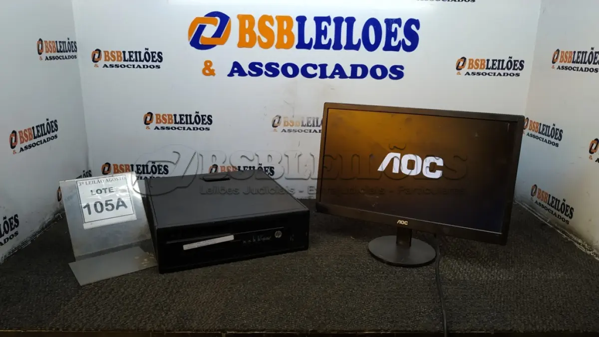 LOTE 105 - 01 CPU A10 PRO 7800, 2G, HD 500, PLACA DEDICADA 2G E 01 MONITOR AOC. (NO ESTADO) ATENÇÃO! FAZER A VISITAÇÃO ANTES DE ARREMATAR, NÃO SABEMOS SE FUNCIONA, LEILÃO NÃO TEM GARANTIA E NEM DEVOLUÇÃO, SUJEITO A POSSÍVEIS AVARIAS VISÍVEIS/OCULTAS E/OU AUSÊNCIA DE COMPONENTES.
