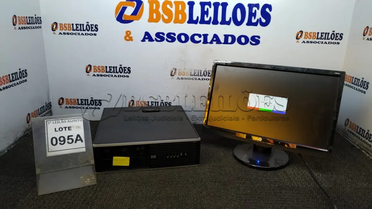 LOTE 095 - 01 CPU CORE 2 QUAD, 2G, HD 500 E 01 MONITOR HP. (NO ESTADO) ATENÇÃO! FAZER A VISITAÇÃO ANTES DE ARREMATAR, NÃO SABEMOS SE FUNCIONA, LEILÃO NÃO TEM GARANTIA E NEM DEVOLUÇÃO, SUJEITO A POSSÍVEIS AVARIAS VISÍVEIS/OCULTAS E/OU AUSÊNCIA DE COMPONENTES.