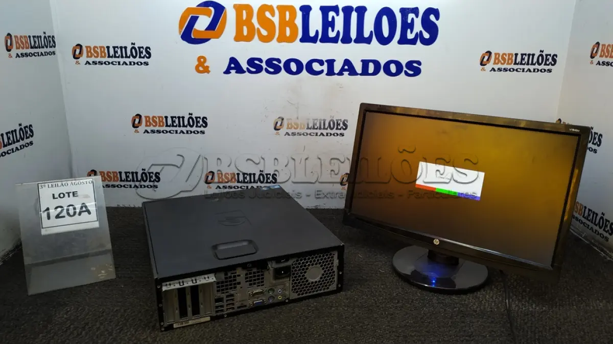 LOTE 120 - 01 CPU CORE 2 QUAD, 2G, HD 500 E 01 MONITOR HP. (NO ESTADO) ATENÇÃO! FAZER A VISITAÇÃO ANTES DE ARREMATAR, NÃO SABEMOS SE FUNCIONA, LEILÃO NÃO TEM GARANTIA E NEM DEVOLUÇÃO, SUJEITO A POSSÍVEIS AVARIAS VISÍVEIS/OCULTAS E/OU AUSÊNCIA DE COMPONENTES.