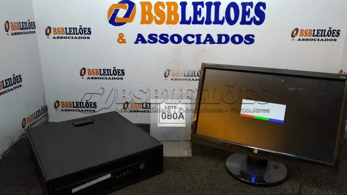 LOTE 080 - 01 CPU A10 PRO 7800, 2G, HD 500, PLACA DEDICADA 2G E 01 MONITOR HP. (NO ESTADO) ATENÇÃO! FAZER A VISITAÇÃO ANTES DE ARREMATAR, NÃO SABEMOS SE FUNCIONA, LEILÃO NÃO TEM GARANTIA E NEM DEVOLUÇÃO, SUJEITO A POSSÍVEIS AVARIAS VISÍVEIS/OCULTAS E/OU AUSÊNCIA DE COMPONENTES.
