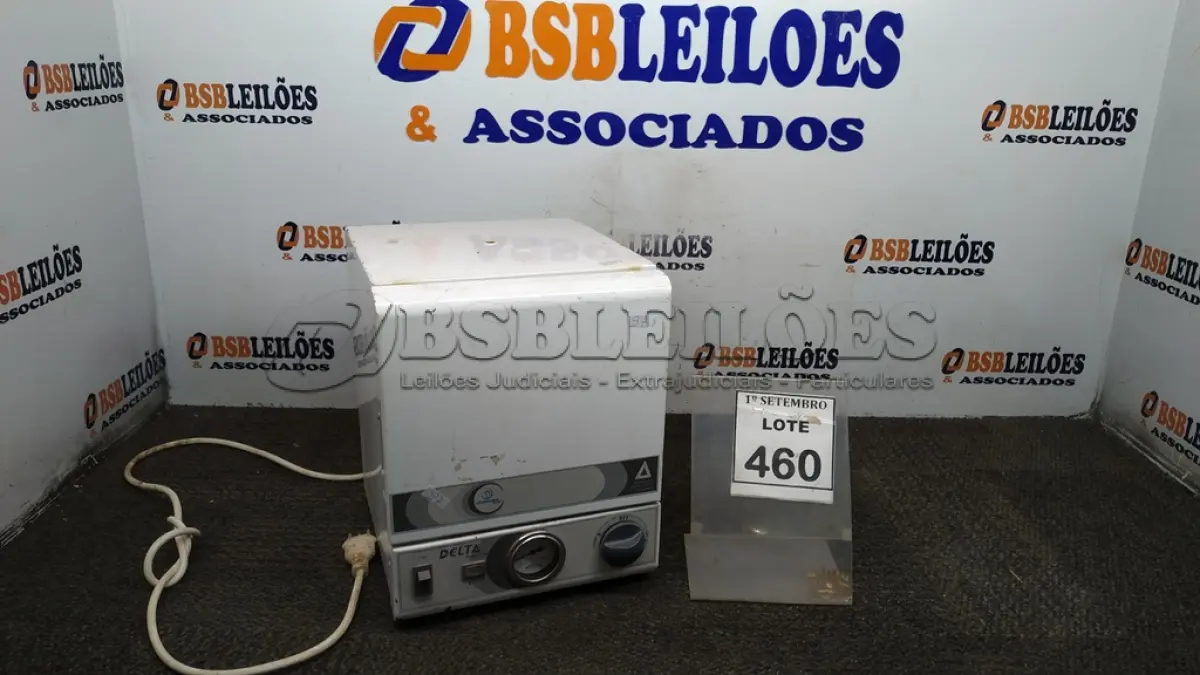 LOTE 460 - 01 ESTUFA DE ESTERILIZAÇÃO E SECAGEM. (NO ESTADO) ATENÇÃO! FAZER A VISITAÇÃO ANTES DE ARREMATAR, NÃO SABEMOS SE FUNCIONA, LEILÃO NÃO TEM GARANTIA E NEM DEVOLUÇÃO, SUJEITO A POSSÍVEIS AVARIAS VISÍVEIS/OCULTAS E/OU AUSÊNCIA DE COMPONENTES.