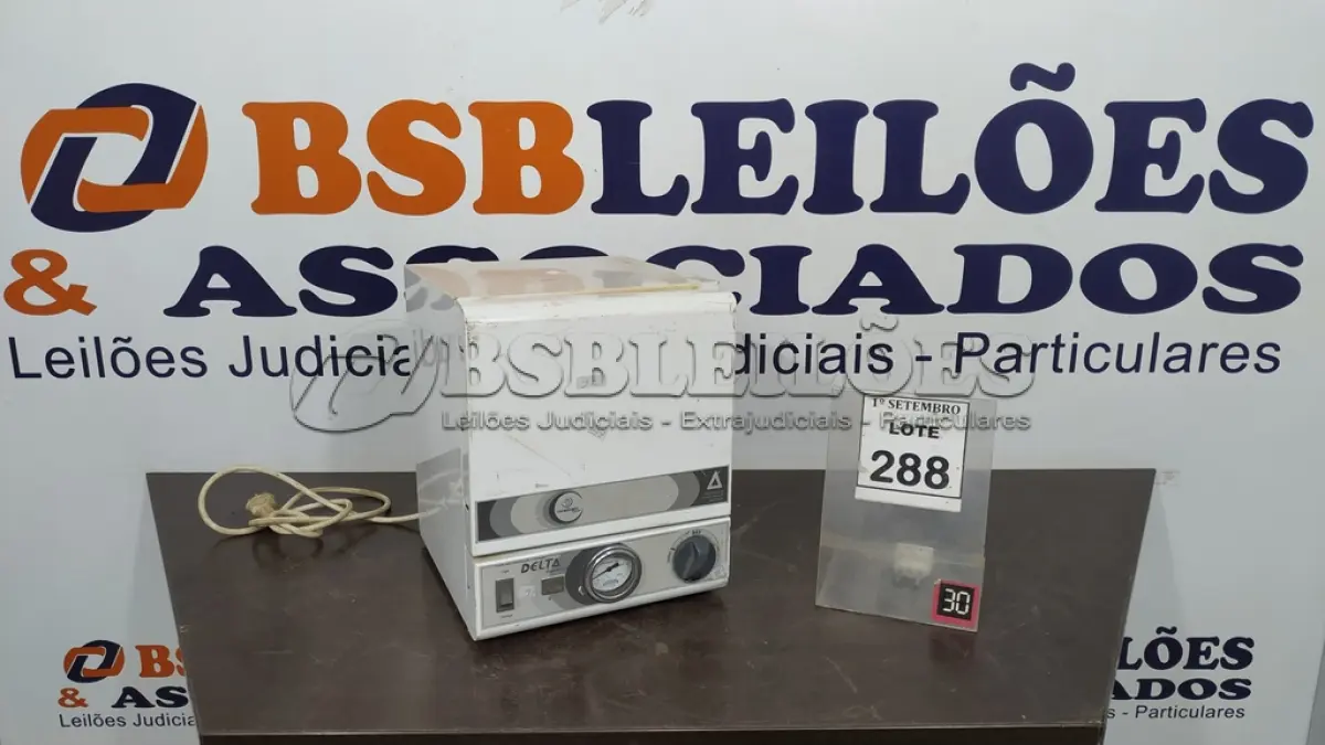 LOTE 288 - 01 ESTUFA DE ESTERILIZAÇÃO E SECAGEM. (NO ESTADO) ATENÇÃO! FAZER A VISITAÇÃO ANTES DE ARREMATAR, NÃO SABEMOS SE FUNCIONA, LEILÃO NÃO TEM GARANTIA E NEM DEVOLUÇÃO, SUJEITO A POSSÍVEIS AVARIAS VISÍVEIS/OCULTAS E/OU AUSÊNCIA DE COMPONENTES.