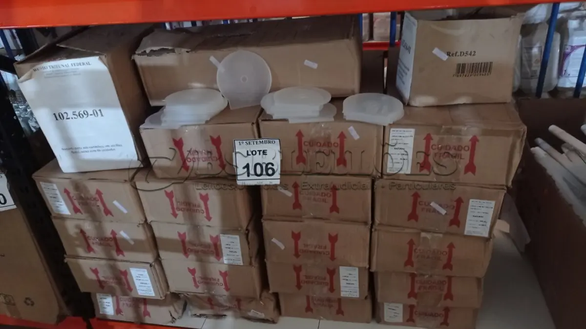 LOTE 106 - 01 LOTE COM GRANDE QUANTIDADE DE CAPAS PARA CD E PORTA CARIMBOS. (NO ESTADO) ATENÇÃO! FAZER A VISITAÇÃO ANTES DE ARREMATAR, NÃO SABEMOS SE FUNCIONA, LEILÃO NÃO TEM GARANTIA E NEM DEVOLUÇÃO, SUJEITO A POSSÍVEIS AVARIAS VISÍVEIS/OCULTAS E/OU AUSÊNCIA DE COMPONENTES.
