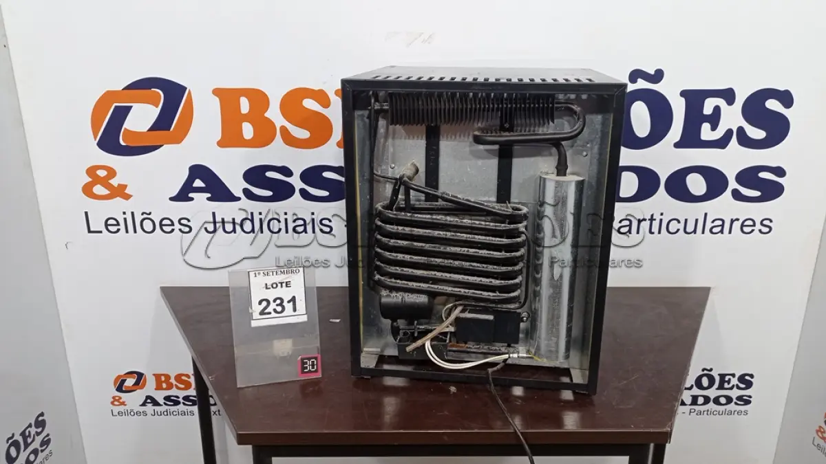 LOTE 231 - 01 ADEGA. (NO ESTADO) ATENÇÃO! FAZER A VISITAÇÃO ANTES DE ARREMATAR, NÃO SABEMOS SE FUNCIONA, LEILÃO NÃO TEM GARANTIA E NEM DEVOLUÇÃO, SUJEITO A POSSÍVEIS AVARIAS VISÍVEIS/OCULTAS E/OU AUSÊNCIA DE COMPONENTES.