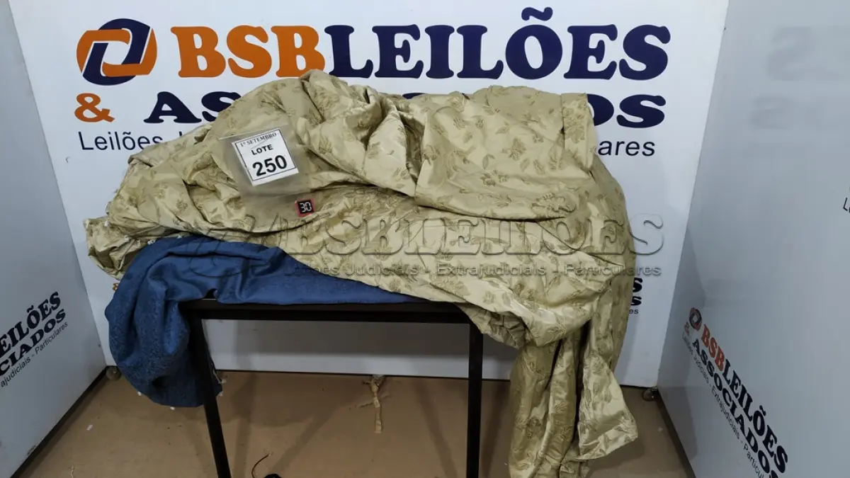 LOTE 250 - 01 LOTE COM CORTINAS. (NO ESTADO) ATENÇÃO! FAZER A VISITAÇÃO ANTES DE ARREMATAR, NÃO SABEMOS SE FUNCIONA, LEILÃO NÃO TEM GARANTIA E NEM DEVOLUÇÃO, SUJEITO A POSSÍVEIS AVARIAS VISÍVEIS/OCULTAS E/OU AUSÊNCIA DE COMPONENTES.