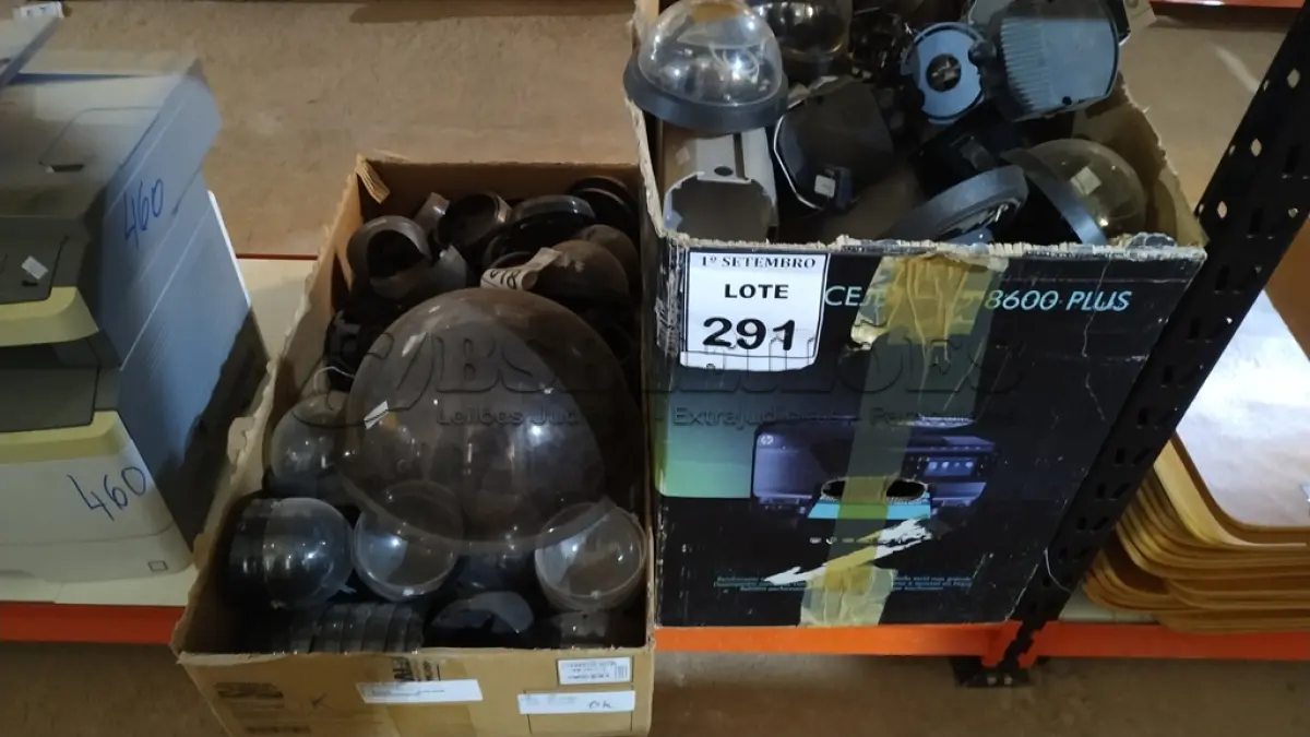 LOTE 291 - 01 LOTE COM GRANDE QUANTIDADE DE ACESSÓRIOS PARA CÂMERAS DE MONITORAMENTO. (NO ESTADO) ATENÇÃO! FAZER A VISITAÇÃO ANTES DE ARREMATAR, NÃO SABEMOS SE FUNCIONA, LEILÃO NÃO TEM GARANTIA E NEM DEVOLUÇÃO, SUJEITO A POSSÍVEIS AVARIAS VISÍVEIS/OCULTAS E/OU AUSÊNCIA DE COMPONENTES.