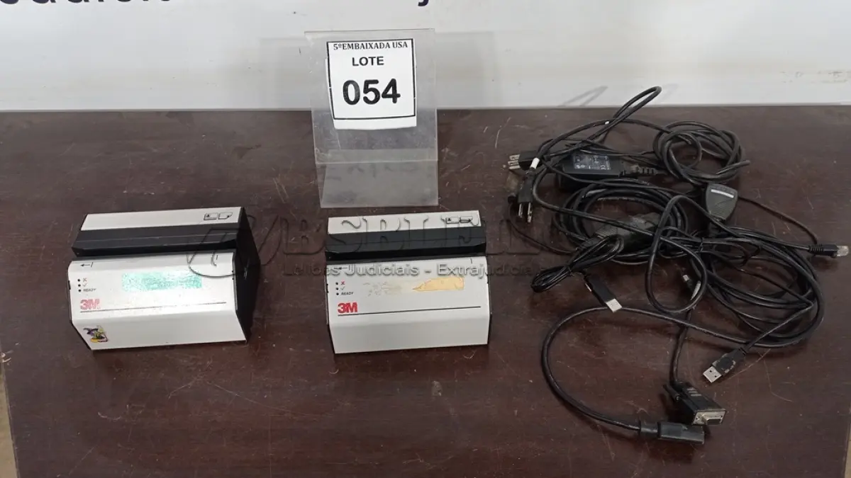 LOTE 054 - 02 SCANNERS 3M. (NO ESTADO EM QUE SE ENCONTRA. SUJEITO A AVARIAS OCULTAS/VISÍVEIS.)