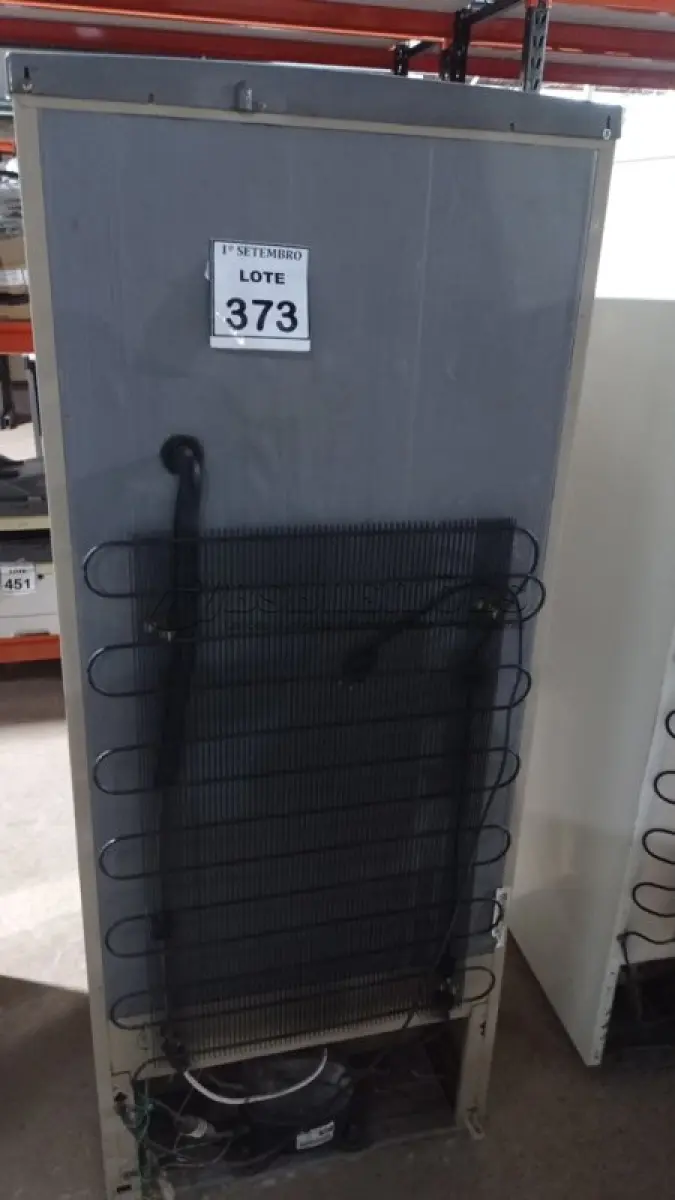 LOTE 373 - 01 GELADEIRA MARCA CONSUL 220V. (NO ESTADO) ATENÇÃO! FAZER A VISITAÇÃO ANTES DE ARREMATAR, NÃO SABEMOS SE FUNCIONA, LEILÃO NÃO TEM GARANTIA E NEM DEVOLUÇÃO, SUJEITO A POSSÍVEIS AVARIAS VISÍVEIS/OCULTAS E/OU AUSÊNCIA DE COMPONENTES.