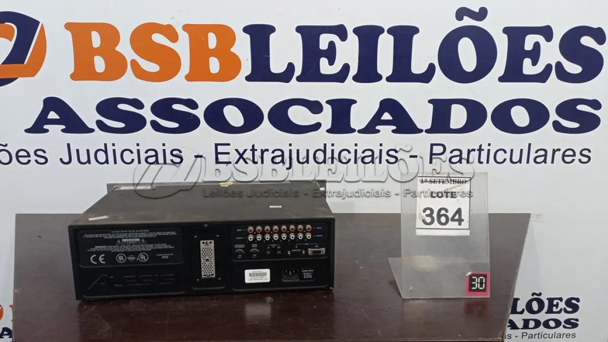 LOTE 364 - 01 GRAVADOR DIGITAL ARCA ALESIS. (NO ESTADO) ATENÇÃO! FAZER A VISITAÇÃO ANTES DE ARREMATAR, NÃO SABEMOS SE FUNCIONA, LEILÃO NÃO TEM GARANTIA E NEM DEVOLUÇÃO, SUJEITO A POSSÍVEIS AVARIAS VISÍVEIS/OCULTAS E/OU AUSÊNCIA DE COMPONENTES.