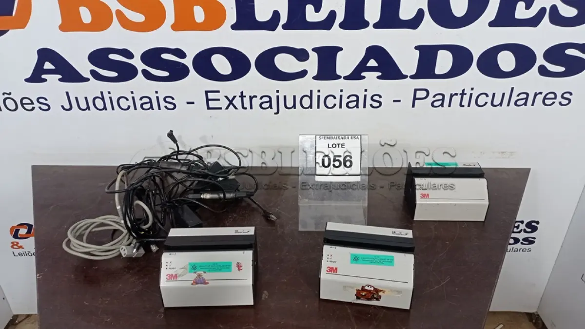 LOTE 056 - 02 SCANNERS 3M. (NO ESTADO EM QUE SE ENCONTRA. SUJEITO A AVARIAS OCULTAS/VISÍVEIS.)