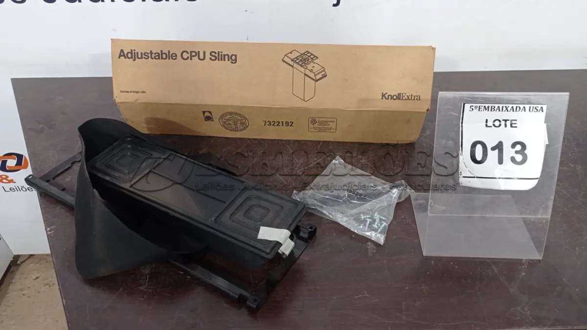 LOTE 013 - 01 ADJUSTABLE CPU SLING (SURPORTE PARA CPU). (NO ESTADO EM QUE SE ENCONTRA. SUJEITO A AVARIAS OCULTAS/VISÍVEIS.)