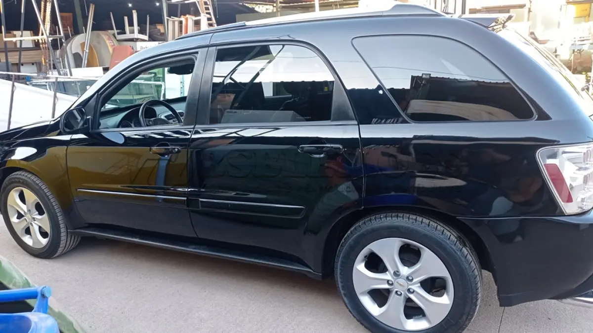 LOTE 603 - 01 I/CHEVROLET EQUINOX LT, ANO 2005, COR PRETA, GASOLINA, AUTOMÁTICA (NO ESTADO).