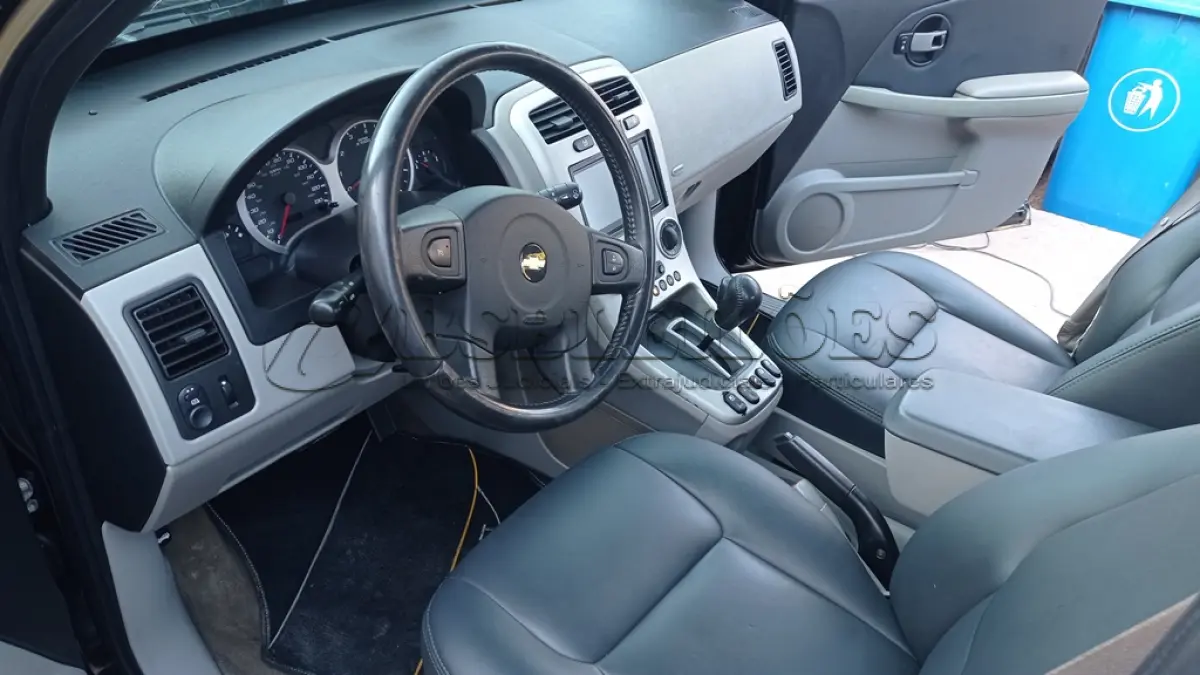 LOTE 603 - 01 I/CHEVROLET EQUINOX LT, ANO 2005, COR PRETA, GASOLINA, AUTOMÁTICA (NO ESTADO).