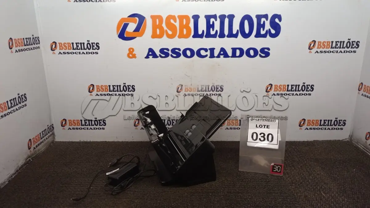 LOTE 030 - 01 SCANNER I1190 MARCA KODAK. (NO ESTADO) ATENÇÃO! FAZER A VISITAÇÃO ANTES DE ARREMATAR, NÃO SABEMOS SE FUNCIONA, LEILÃO NÃO TEM GARANTIA E NEM DEVOLUÇÃO, SUJEITO A POSSÍVEIS AVARIAS VISÍVEIS/OCULTAS E/OU AUSÊNCIA DE COMPONENTES.