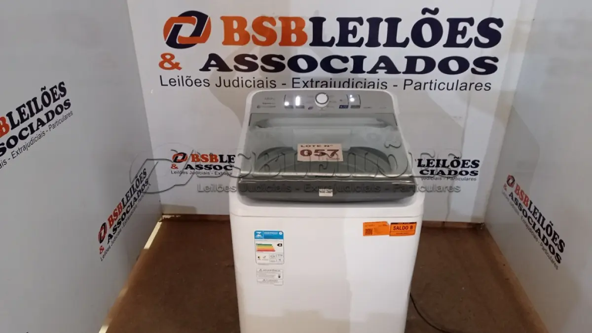 LOTE 057 - 01 LAVADORA DE ROUPAS PANASONIC NA-F120B1WA - 12KG CESTO INOX 110VOLTS (NO ESTADO, NÃO SABEMOS SE FUNCIONA. LEILÃO NÃO TEM GARANTIA E NEM DEVOLUÇÃO, SUJEITO A POSSÍVEIS AVARIAS VISÍVEIS/OCULTAS E/OU AUSÊNCIA DE COMPONENTES)