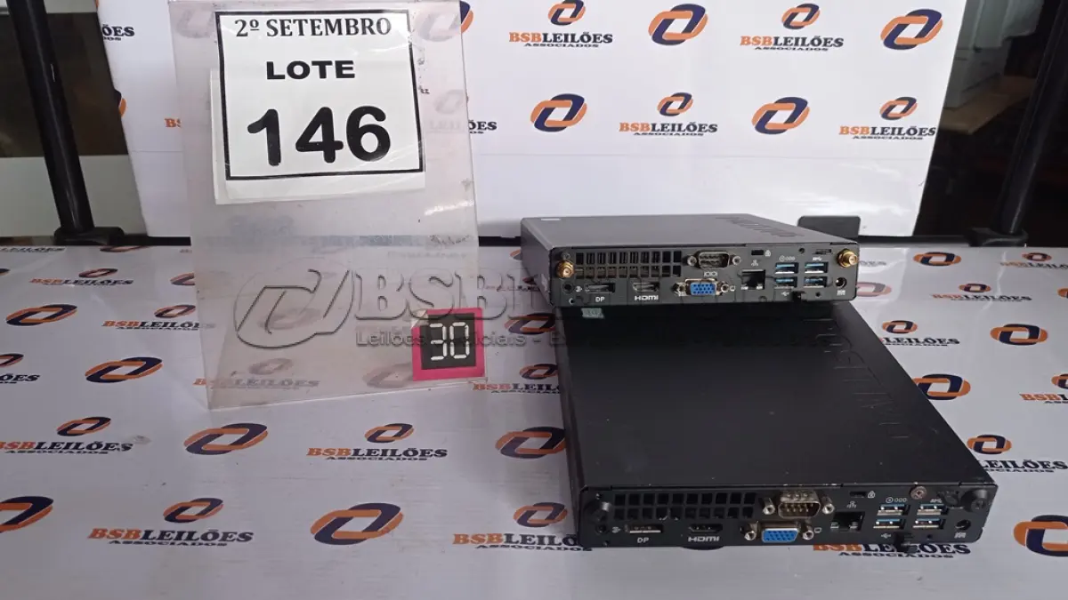 LOTE 146 - 02 MINIS PC MARCA POSITIVO. (NO ESTADO) ATENÇÃO! FAZER A VISITAÇÃO ANTES DE ARREMATAR, NÃO SABEMOS SE FUNCIONA, LEILÃO NÃO TEM GARANTIA E NEM DEVOLUÇÃO, SUJEITO A POSSÍVEIS AVARIAS VISÍVEIS/OCULTAS E/OU AUSÊNCIA DE COMPONENTES.