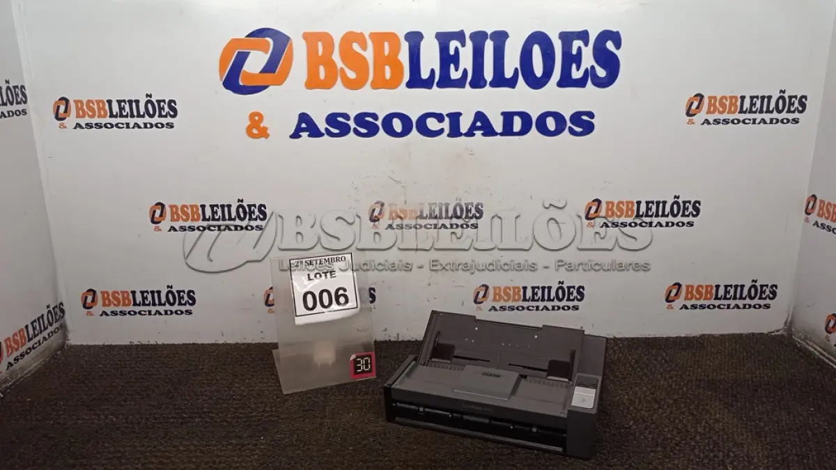 LOTE 006 - 01 SCANNER MARCA KODAK. (NO ESTADO) ATENÇÃO! FAZER A VISITAÇÃO ANTES DE ARREMATAR, NÃO SABEMOS SE FUNCIONA, LEILÃO NÃO TEM GARANTIA E NEM DEVOLUÇÃO, SUJEITO A POSSÍVEIS AVARIAS VISÍVEIS/OCULTAS E/OU AUSÊNCIA DE COMPONENTES.