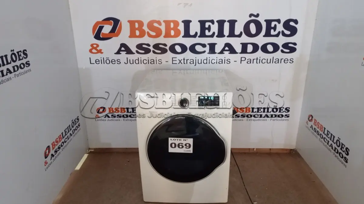 LOTE 069 - 01 SECADORA ELÉTRICA DE ROUPAS SAMSUNG 12KG  220VOLTS (NO ESTADO, NÃO SABEMOS SE FUNCIONA. LEILÃO NÃO TEM GARANTIA E NEM DEVOLUÇÃO, SUJEITO A POSSÍVEIS AVARIAS VISÍVEIS/OCULTAS E/OU AUSÊNCIA DE COMPONENTES)