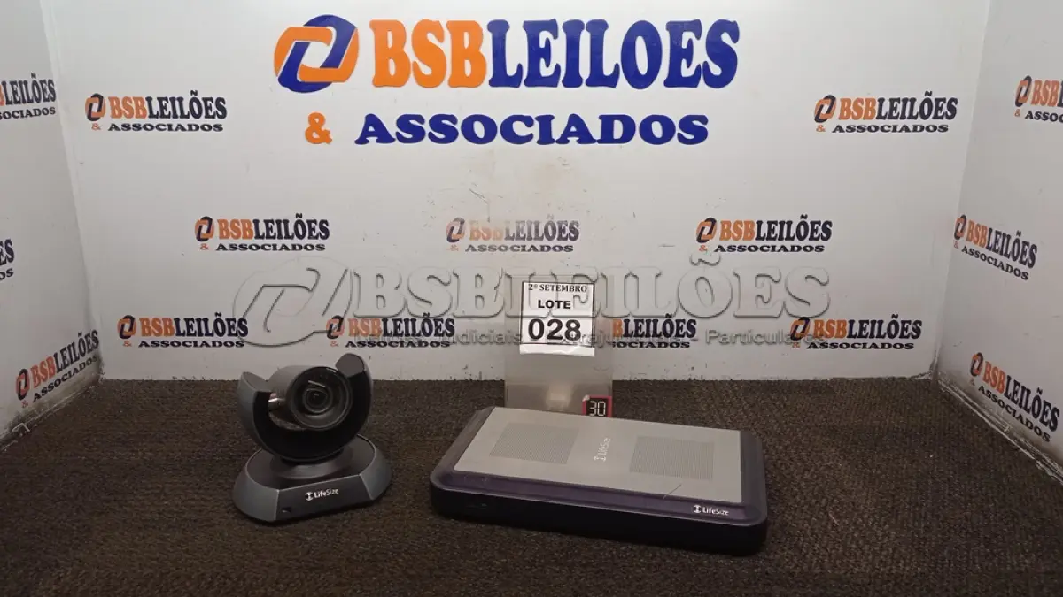 LOTE 028 - 01 APARELHO DE VÍDEO CONFERENCIAR. (NO ESTADO) ATENÇÃO! FAZER A VISITAÇÃO ANTES DE ARREMATAR, NÃO SABEMOS SE FUNCIONA, LEILÃO NÃO TEM GARANTIA E NEM DEVOLUÇÃO, SUJEITO A POSSÍVEIS AVARIAS VISÍVEIS/OCULTAS E/OU AUSÊNCIA DE COMPONENTES.