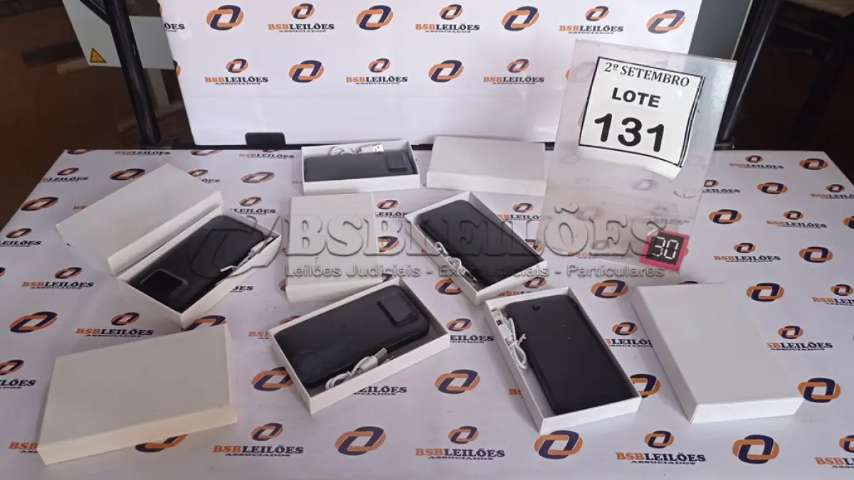 LOTE 131 - 05 BATERIAS. (NO ESTADO) ATENÇÃO! FAZER A VISITAÇÃO ANTES DE ARREMATAR, NÃO SABEMOS SE FUNCIONA, LEILÃO NÃO TEM GARANTIA E NEM DEVOLUÇÃO, SUJEITO A POSSÍVEIS AVARIAS VISÍVEIS/OCULTAS E/OU AUSÊNCIA DE COMPONENTES.