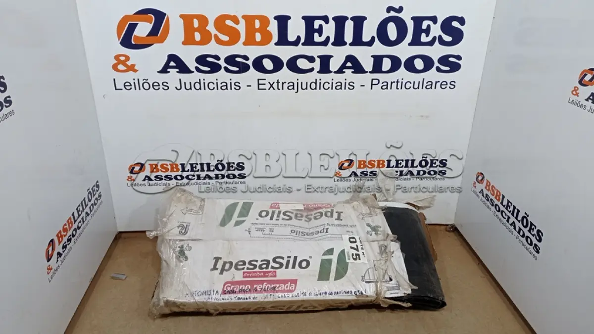 LOTE 075 - 01 SILO BOLSA 9 PÉS X 60MT - IPESASILO (NO ESTADO, NÃO SABEMOS SE FUNCIONA. LEILÃO NÃO TEM GARANTIA E NEM DEVOLUÇÃO, SUJEITO A POSSÍVEIS AVARIAS VISÍVEIS/OCULTAS E/OU AUSÊNCIA DE COMPONENTES)