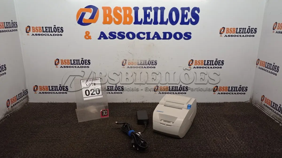 LOTE 020 - 01 MÁQUINA DE CUPOM MARCA DIEBOLD. (NO ESTADO) ATENÇÃO! FAZER A VISITAÇÃO ANTES DE ARREMATAR, NÃO SABEMOS SE FUNCIONA, LEILÃO NÃO TEM GARANTIA E NEM DEVOLUÇÃO, SUJEITO A POSSÍVEIS AVARIAS VISÍVEIS/OCULTAS E/OU AUSÊNCIA DE COMPONENTES.