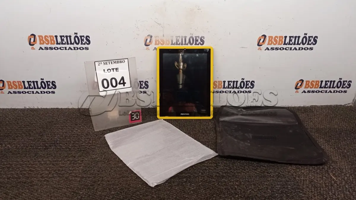 LOTE 004 - 01 TABLET MARCA POSITIVO. (NO ESTADO) ATENÇÃO! FAZER A VISITAÇÃO ANTES DE ARREMATAR, NÃO SABEMOS SE FUNCIONA, LEILÃO NÃO TEM GARANTIA E NEM DEVOLUÇÃO, SUJEITO A POSSÍVEIS AVARIAS VISÍVEIS/OCULTAS E/OU AUSÊNCIA DE COMPONENTES.