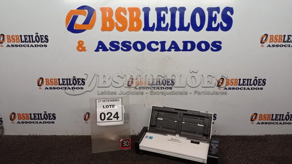 LOTE 024 - 01 SCANNER AVISION. (NO ESTADO) ATENÇÃO! FAZER A VISITAÇÃO ANTES DE ARREMATAR, NÃO SABEMOS SE FUNCIONA, LEILÃO NÃO TEM GARANTIA E NEM DEVOLUÇÃO, SUJEITO A POSSÍVEIS AVARIAS VISÍVEIS/OCULTAS E/OU AUSÊNCIA DE COMPONENTES.