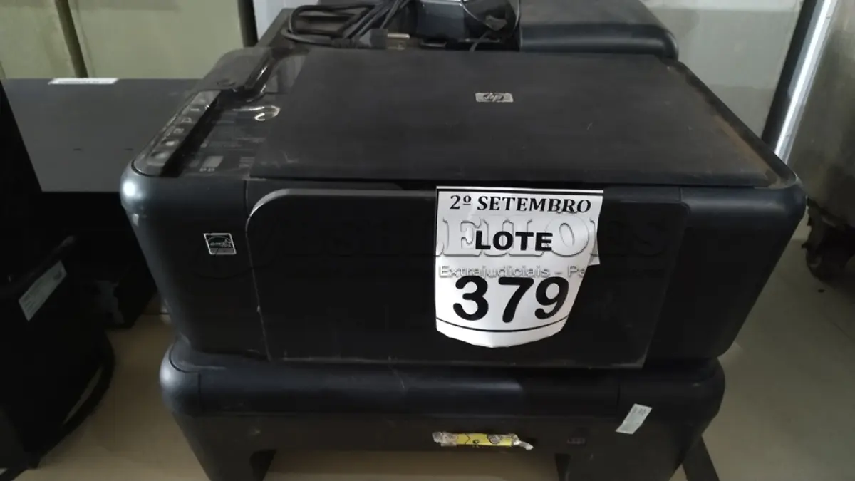LOTE 379 - 03 IMPRESSORAS MARCA HP E 01 IMPRESSORA MARCA PIXMA. (NO ESTADO) ATENÇÃO! FAZER A VISITAÇÃO ANTES DE ARREMATAR, NÃO SABEMOS SE FUNCIONA, LEILÃO NÃO TEM GARANTIA E NEM DEVOLUÇÃO, SUJEITO A POSSÍVEIS AVARIAS VISÍVEIS/OCULTAS E/OU AUSÊNCIA DE COMPONENTES.