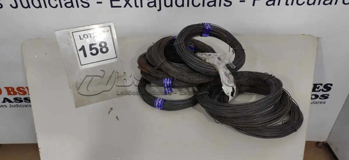 LOTE 158 - 10KG ARAME RECOZIDO BWG-16 - 1,65MM. (NO ESTADO, NÃO SABEMOS SE FUNCIONA. LEILÃO NÃO TEM GARANTIA E NEM DEVOLUÇÃO, SUJEITO A POSSÍVEIS AVARIAS VISÍVEIS/OCULTAS E/OU AUSÊNCIA DE COMPONENTES)