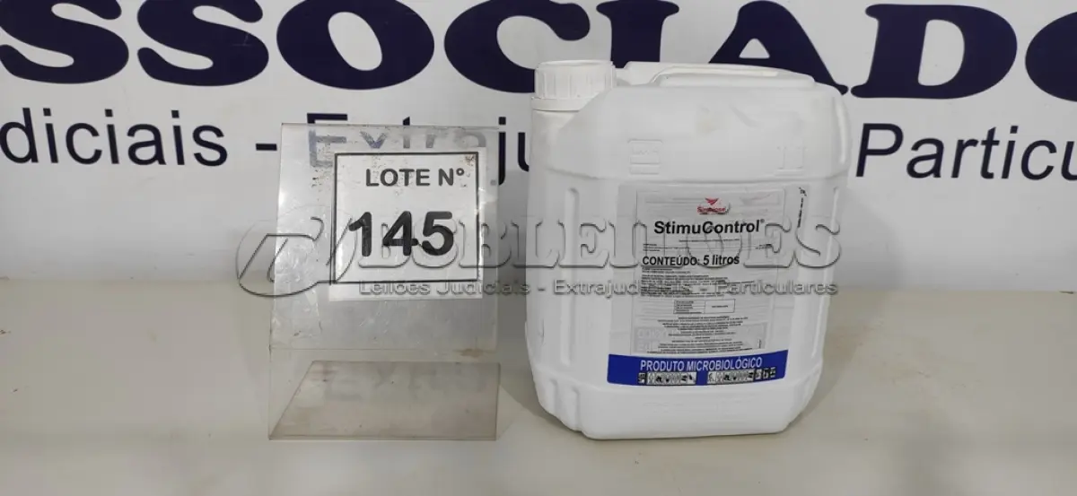 LOTE 145 - 01 STIMUCONTROL 5 LITROS SIMBIOSE. (NO ESTADO, NÃO SABEMOS SE FUNCIONA. LEILÃO NÃO TEM GARANTIA E NEM DEVOLUÇÃO, SUJEITO A POSSÍVEIS AVARIAS VISÍVEIS/OCULTAS E/OU AUSÊNCIA DE COMPONENTES)
