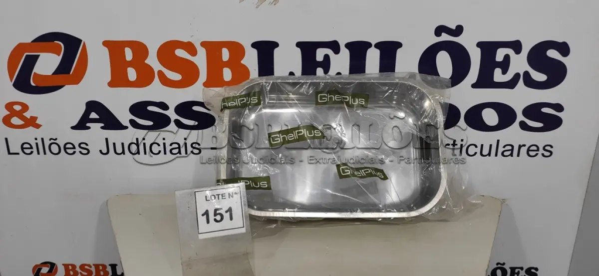 LOTE 151 - 01 CUBA GHEL PLUS INOX RETANGULAR N°2. (NO ESTADO, NÃO SABEMOS SE FUNCIONA. LEILÃO NÃO TEM GARANTIA E NEM DEVOLUÇÃO, SUJEITO A POSSÍVEIS AVARIAS VISÍVEIS/OCULTAS E/OU AUSÊNCIA DE COMPONENTES)