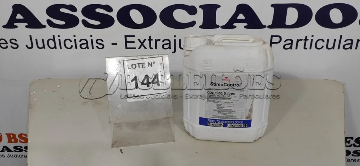 LOTE 144 - 01 STIMUCONTROL 5 LITROS SIMBIOSE. (NO ESTADO, NÃO SABEMOS SE FUNCIONA. LEILÃO NÃO TEM GARANTIA E NEM DEVOLUÇÃO, SUJEITO A POSSÍVEIS AVARIAS VISÍVEIS/OCULTAS E/OU AUSÊNCIA DE COMPONENTES)